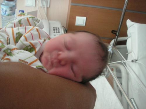 kuzey - the very first moment of my nephew