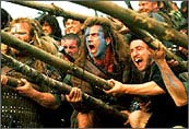 braveheart - He is a brave soldier.