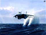 Plane - Plane flying over sea