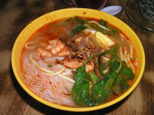 shrimp noodle - Shrimp noodle is one of my favorite food. It will taste even more delicious if prawns are added.