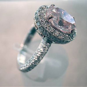 custom or semi-custom jewelry  - pink gold diamonds