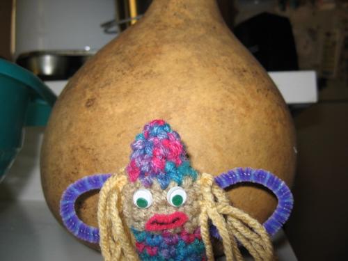 Fairy Finger Puppet - This one is crocheted.