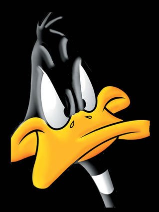 Daffy Duck - Daffy in black.