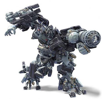 the transformers ormers - all of the robots i love,but i can say their name!