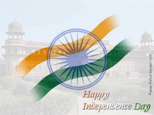 Independence day - India celebrating its 60th Independence Day