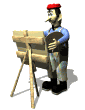 Artist painting - Just a gif animation nidokiddos