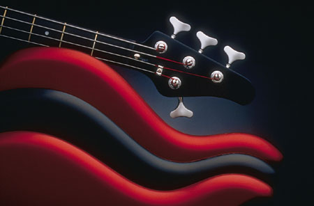 guitar siloette - guitar in siloette