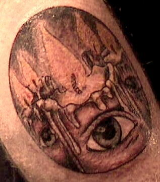 Tattoo - I got this Tattoo a couple years ago it is of a Strawbs CD cover called Burning For You