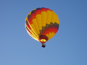 Hot Air Balloon - Colorful Hot Air Balloon taking off