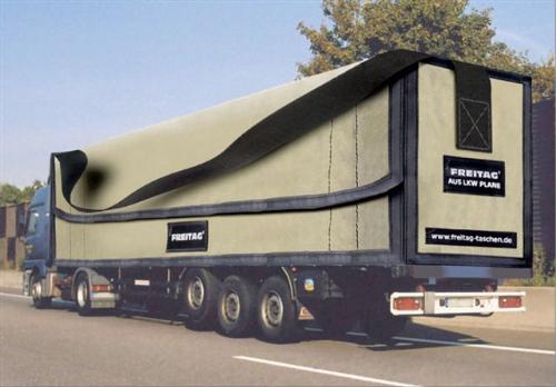 Truck like bag - Its a truck that is been painted as bag.. The art is really cool. Its simply amazing ...