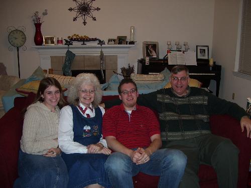 Me and my family at Thanksgiving - We went to my brother's house for Thanksgiving last year