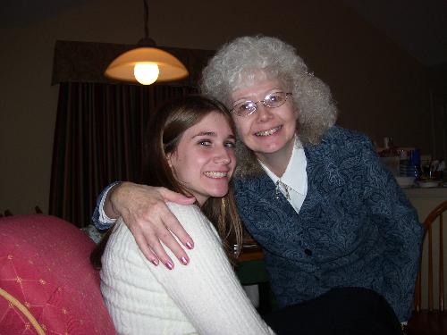 Me and my mom - This is my first picture with my camera