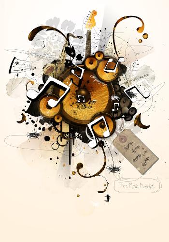 The Music Machine by Hit Squad - I sae this picture and I had to have it.