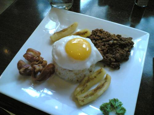 breakfast - breakfast made of sunny side up egg