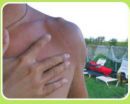 pains - body pains and sore arm