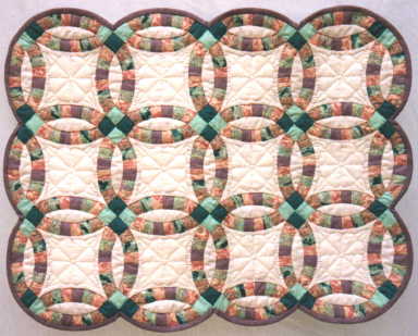 A simular quilt to the kind they make. - I think this is beautiful!