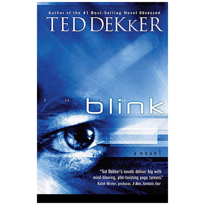 Blink - The future changes in the BLINK of an eye...or does it?  Seth Borders isn't your average graduate student. For starters, he has one of the world's highest IQs. Now he's suddenly struck by an incredible power--the ability to see multiple potential futures.  Still reeling from this inexplicable gift, Seth stumbles upon a beautiful woman named Miriam. Unknown to Seth, Miriam is a Saudi Arabian princess who has fled her veiled existence to escape a forced marriage of unimaginable consequences. Cultures collide as they're thrown together and forced to run from an unstoppable force determined to kidnap or kill Miriam.  Seth's mysterious ability helps them avoid capture once, then twice. But with no sleep, a fugitive princess by his side, hit men a heartbeat away, and a massive manhunt steadily closing in, evasion becomes impossible.  An intoxicating tale set amidst the shifting sands of the Middle East and the back roads of America, Blink engages issues as ancient as the earth itself...and as current as today's headlines.  http://www.echotunes.com/teddekker/Itemdesc.asp?CartId={14F49AEVERESTC1-2824-4FB3-AA20-5AC23DFE9325}&ic=2TDBK990&eq=&Tp=