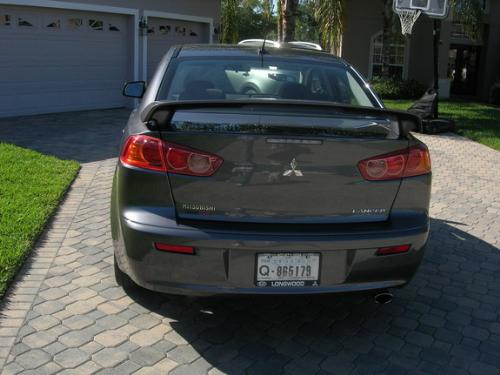 lancer 2008 back - Mitsubishi lancer 2008