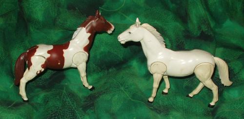 Silver and Scout from the Lone Ranger - I found these horse toys at a thrift store for a dollar each. Unfortunately the Lone Ranger and Tonto figures were gone but I love finding the horses at least!