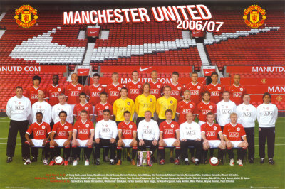Manchester United Fc 2006/2007 team - The Manchester United 2006/2007 team