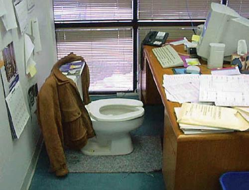 No bathroom breaks! - That is one tough job!