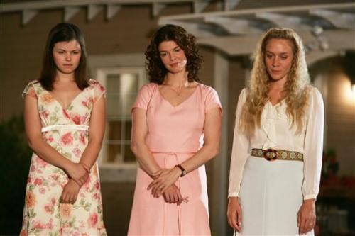 Big Love - The sister wives of Big Love: Margene, Barb and Nicki.
