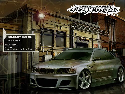 BMW from NFS MW - Very cool wallpaper vith BMW