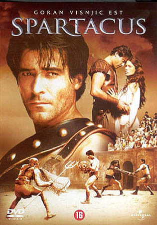 Spartacus - DVD cover of spartacus