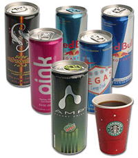 Engery Drinks - Variety of Energy Drinks on the market