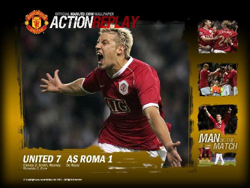 Man Utd 7-1As Roma - greatest victory in UCL..