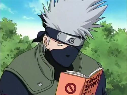 Kakashi - Kakashi sure does love that book.