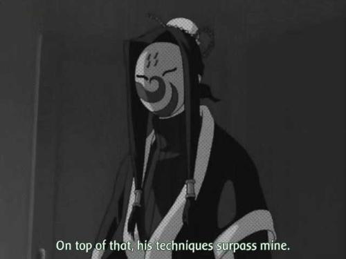 Haku - Haku in a hunters mask.