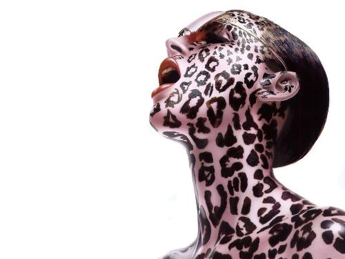 spotted - a spotted face of a woman