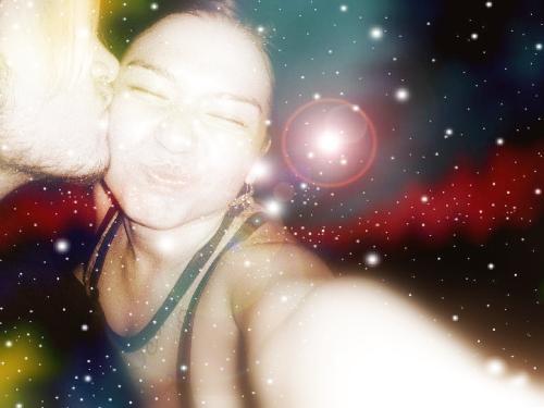 love in the stars - digitally manipulated