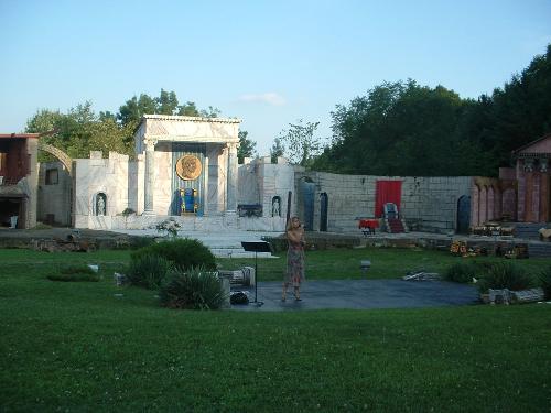 Singing for the Lord! - Another pic of me singing for the Lord! This is in Cambridge, OH at 'The Living Word' Outdoor Drama.