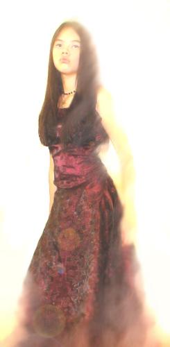 The Ghost - Digital photography. A girl acting in a ghost role.
