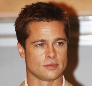 Brad Pitt - My favorite actor Brad Pitt, he's so good-looking and very nice guy.