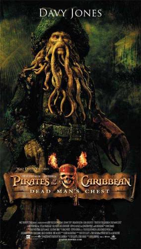 Dead Man's Chest - Davy Jones - Teaser Poster for the Movie