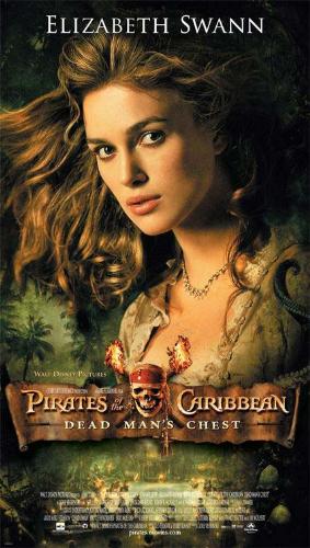 Dead Man's Chest - Elizabeth Swann - teaser poster for the movie