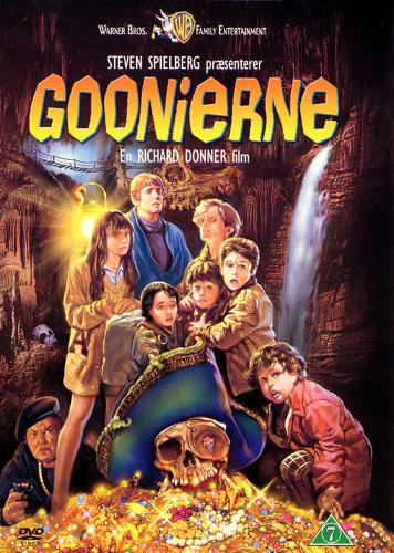 The Goonies Cover - Danish DVD Cover for the movie