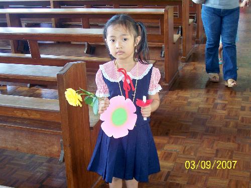 my beautiful daughter Iyanla - my daughter during her birthday celebration in school