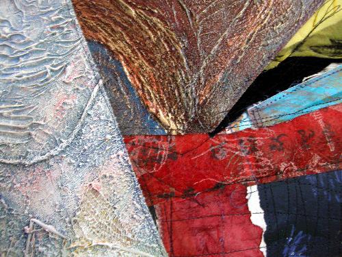 Different Artistic Textures - a work of art made using different textures and mediums.