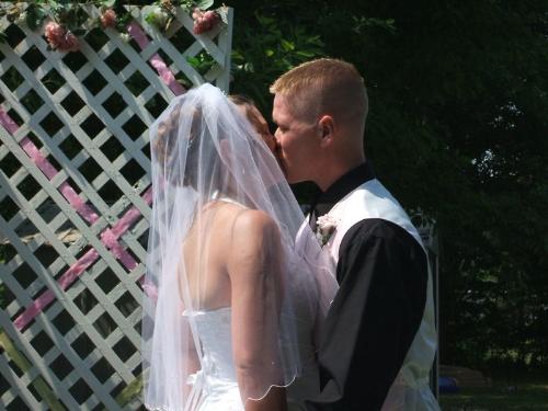 Kiss the Bride - Our wedding, the day we renewed our vows.