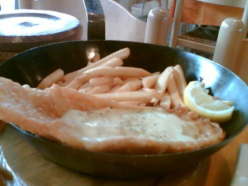 New York's Finest Fish and Chips - A picture of my favorite dish from Fish & Co.