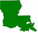 la - louisiana map