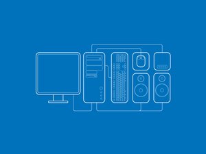 Computer - A basic version of the Computer wallpaper.