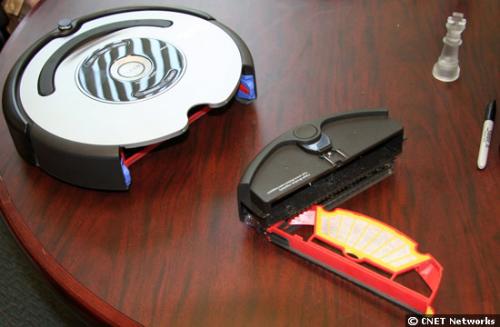 iRobot's new 'robust' Roomba - What's the biggest thing a Roomba has ever been able to suck up?   'The biggest thing ever sucked up by a Roomba was a dead rat that was hiding under somebody's--well, actually, it was a reporter's--bed,' said iRobot CEO Colin Angle.  'Yeah, they were demo-testing in a home and it came out and the guy opened it up and there was a dead rat in the Roomba. It had died underneath his bedside table, or his bed or something like that and he never knew. So, that was kind of extreme...It was not a large rat,' he said.  The Roomba 500 series robots have larger dustbins and come with an extra filter. The filter, which is also about a third larger than the one on previous models, is still not a HEPA (high-efficiency particulate air) filter.  Angle argued that a HEPA is unnecessary because the Roomba is designed to kick out much less air than an upright vacuum does.