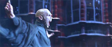Voldemort - Here Voldemort is seen in the final battle of "The order of the Phoenix"