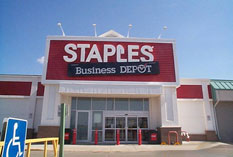 Staples Store Front - Staples Business Depot