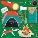 camping! - Clip art of some camping equipment